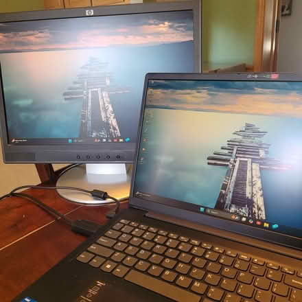 Photo of free 17" HP Monitor (East side of STC near Langum) #2