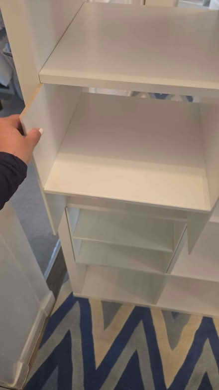 Photo of free IKEA KALLAX Shelving unit, white, 77x147 cm (Twickenham TW1) #3