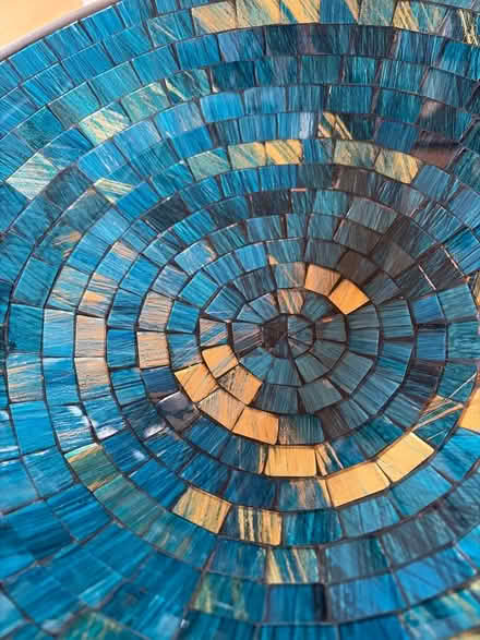 Photo of free Blue Glass Mosaic Bowl (Mitcham's Corner CB4) #2