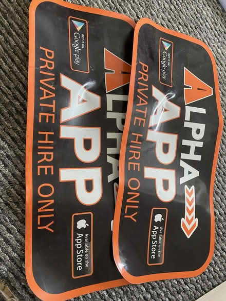 Photo of free Alpha (magnetic) door signs (L14 Dovecot) #1
