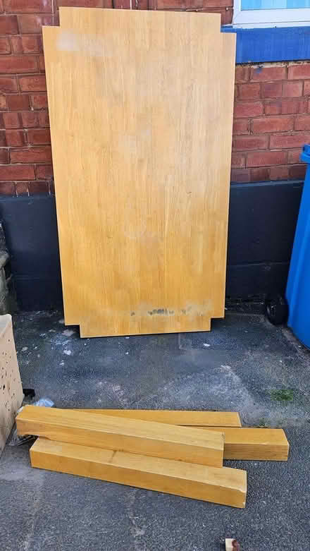 Photo of free Solid wooden dining table (Oldham OL4) #2