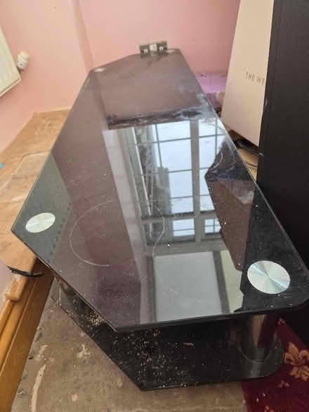 Photo of free Glass TV Stand (Murton/Hilton CA16) #1