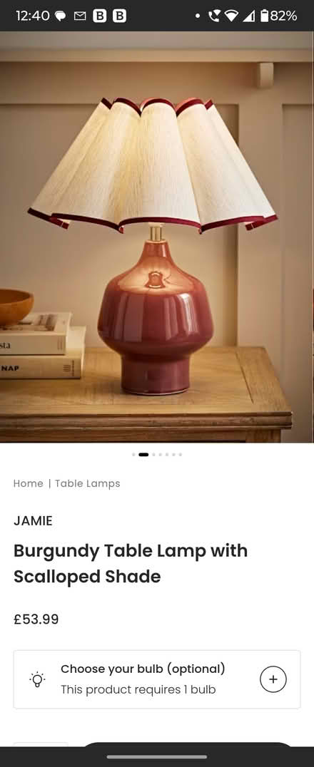 Photo of free Table Lamp (Baguley M23) #1