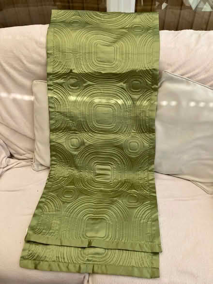 Photo of free Olive green bed runner for a king sized bed (Rothley LE7) #1