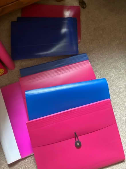 Photo of free Mixed files and plastic pouches (Skerton LA1) #2