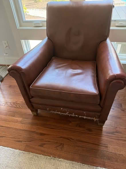 Photo of free Brown vinyl club chairs ! Rehoboth (Rehoboth BeachOld Landing Rd) #1