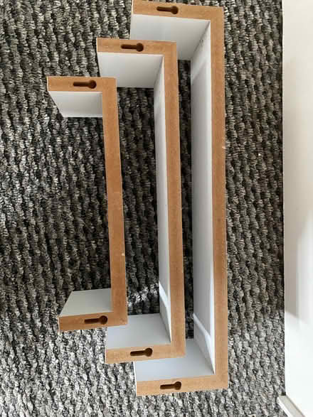 Photo of free White shelves (L14 Dovecot) #3
