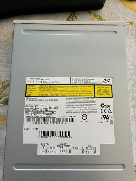 Photo of free NEC DVD read/Writer for a PC (Wantage OX12) #2