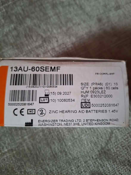 Photo of free Hearing aid batteries. (Penrith CA11) #4
