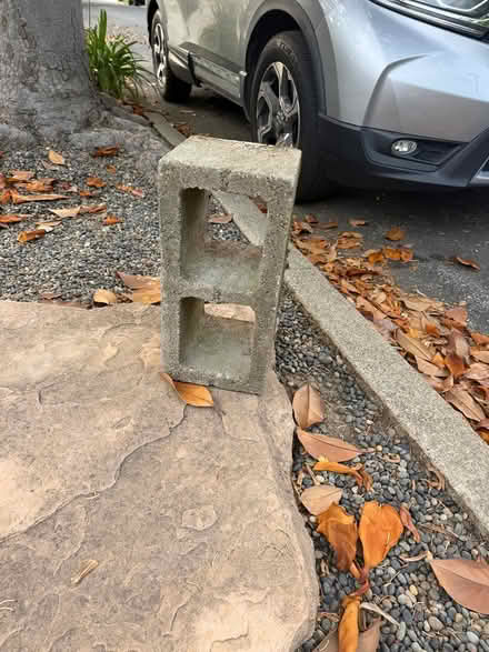 Photo of free cinder block (Redwood city) #1