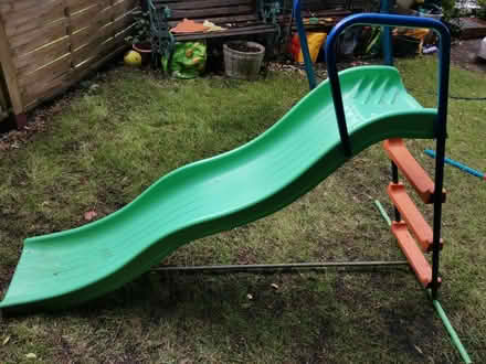 Photo of free Sandpit+cover, sand, slide (KT6 Surbiton) #1