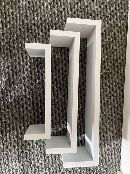 Photo of free White shelves (L14 Dovecot) #2