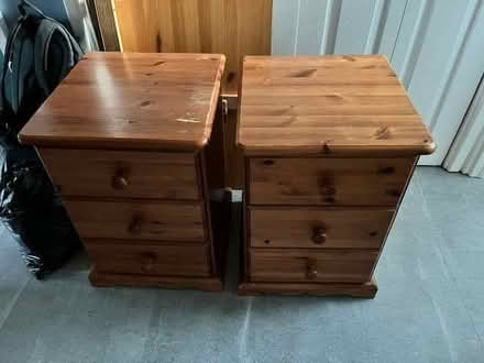 Photo of free Pine Bedside Cabinets and 2 x Chest of Drawers (Bromley North BR1) #1
