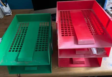 Photo of free Filing trays (Sevenoaks station) #1