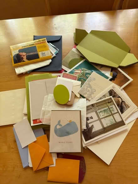Photo of free Assorted new cards & envelopes (Mill Valley) #1