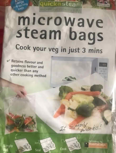 Photo of free Microwave steam bags (South Kensington SW3) #1