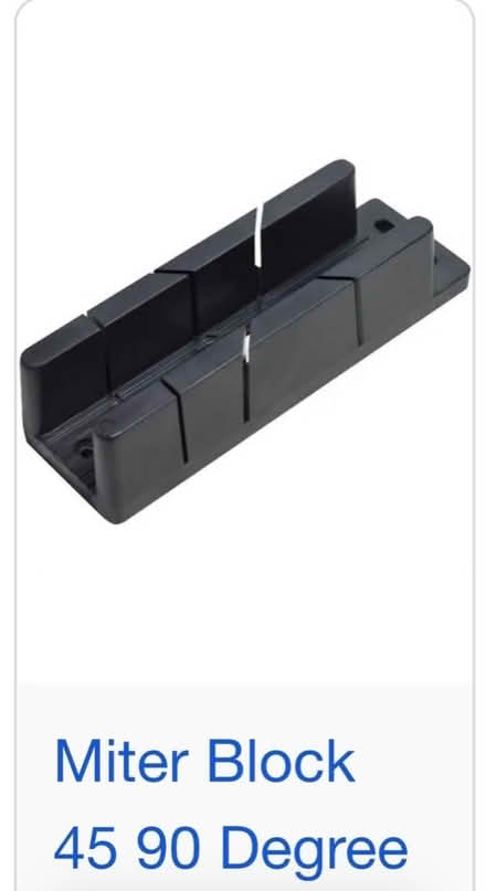 Photo of Mitre block for cutting angles (Kendal LA9) #1
