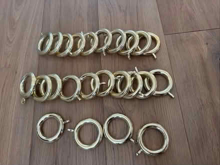 Photo of free Curtain Rings - Gold (Sunnyvale) #1