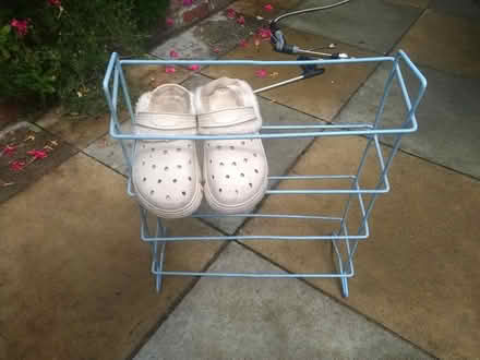 Photo of free Metal coated shoe rack (Wallasey CH44) #1