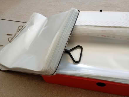 Photo of free Plastic A4 file wallets (Stroud GL5) #1