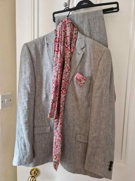 Photo of free 2 x Men's grey suits vgc (Freuchie KY15) #1