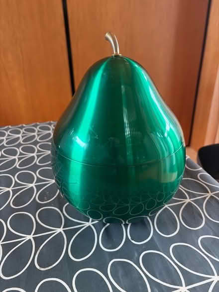 Photo of free Pear-Shaped Ice Bucket – Green Metallic Finish (Mitcham's Corner CB4) #1