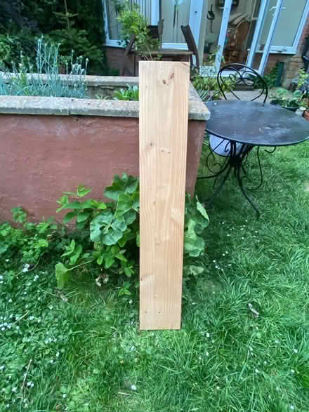 Photo of free Wooden used shelf (Writtle CM1) #3