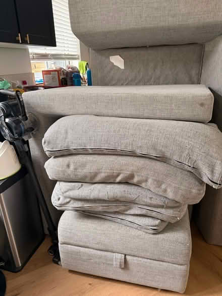 Photo of free Large 3/4 seater sofa (grey) (EN1) #2