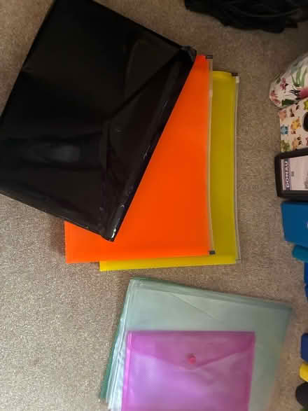 Photo of free Mixed files and plastic pouches (Skerton LA1) #3