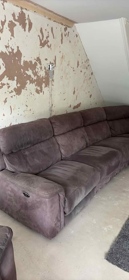 Photo of free DFS reclining sofa and armchai (Harlow CM19) #4