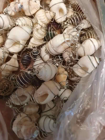Photo of free Craft bits - shells, broken china (for mosaics), glass paint (Hungerford RG17) #4