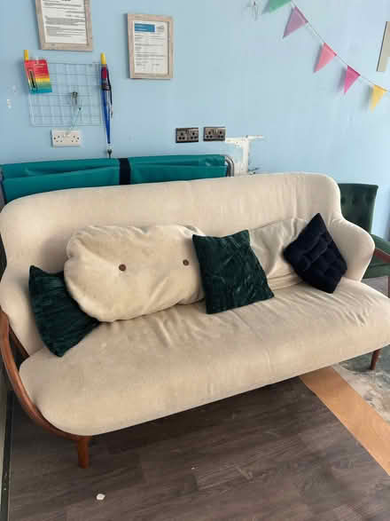 Photo of free Cream Sofa (Pimlico SW1V) #2