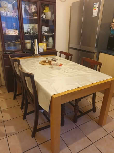 Photo of free Solid wooden dining table (Oldham OL4) #1