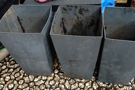 Photo of free 3 grey planters (Sydenham, SE26) #1