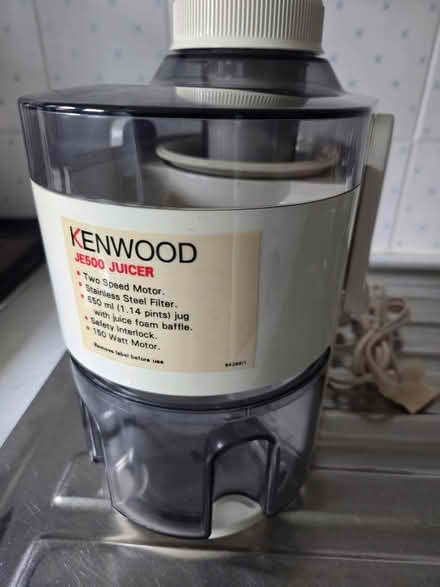 Photo of free Ken wood JE500 juicer (Gracemount EH17) #1