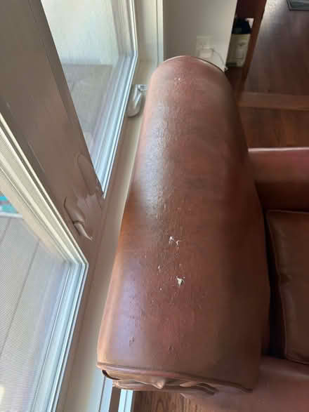 Photo of free Brown vinyl club chairs ! Rehoboth (Rehoboth BeachOld Landing Rd) #4