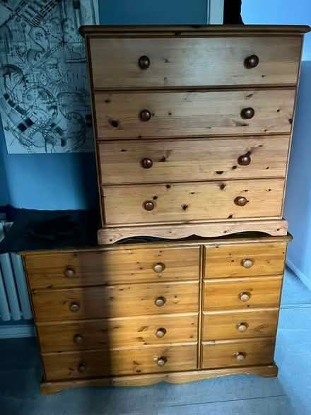 Photo of free Pine Bedside Cabinets and 2 x Chest of Drawers (Bromley North BR1) #2