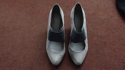 Photo of free Ladies 'Carvel' heeled Grey Shoes (S8 Lowedges) #1