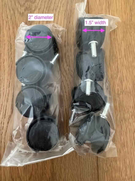 Photo of free Furniture caster wheels (Sunnyvale) #1