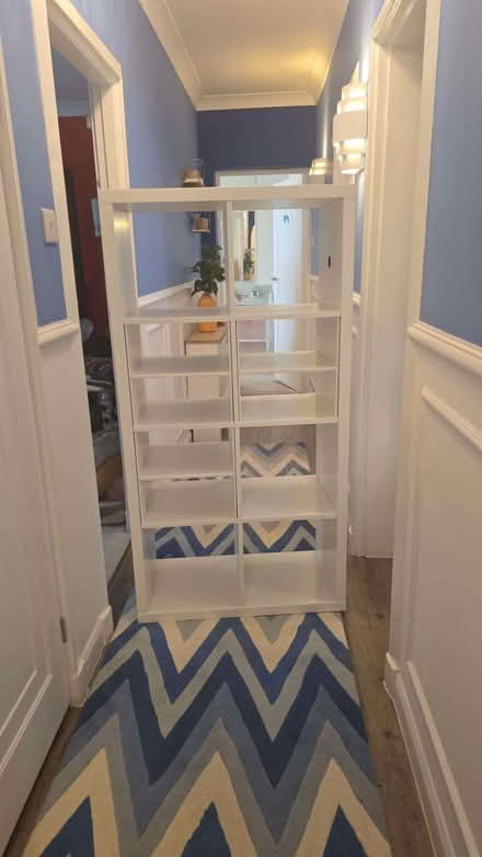 Photo of free IKEA KALLAX Shelving unit, white, 77x147 cm (Twickenham TW1) #1