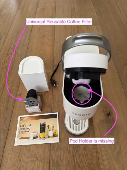 Photo of free Broken Keurig Mini Plus (Sunnyvale) #1