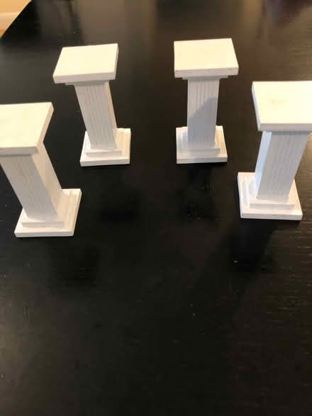 Photo of free Cake pillars x 4 (CV22 - near centre of Rugby) #1