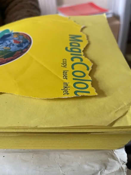 Photo of free Copy paper- yellow and white (Kings Heath B14) #1
