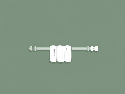 Photo of Curtain pole (Cowbridge CF71) #1