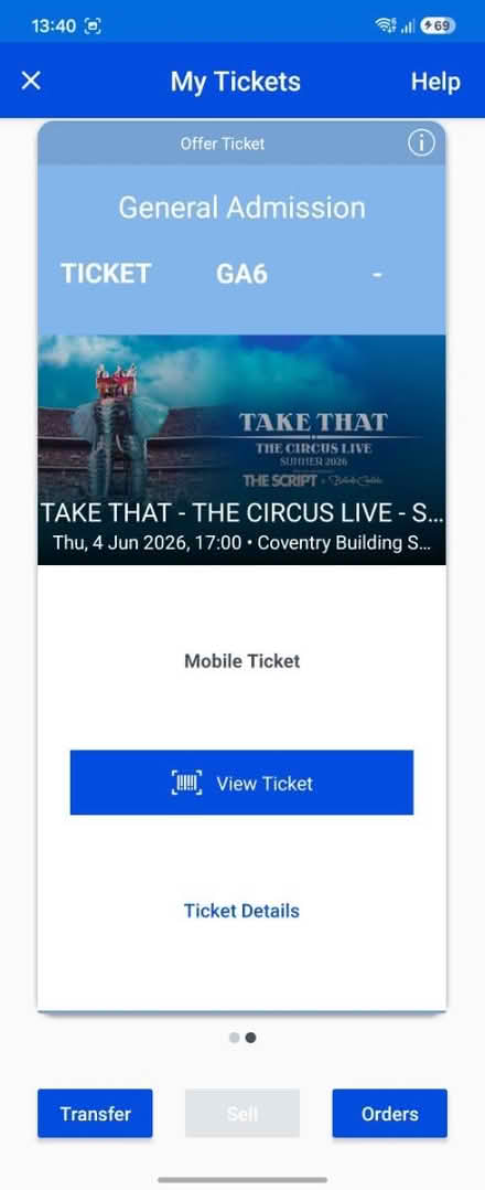 Photo of free Take that tickets x6 (Birmingham B15) #1