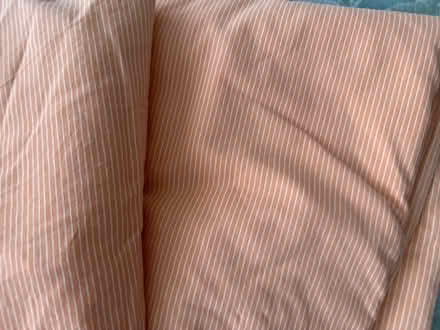 Photo of free Orange stripy sheet set (Ashford TW15) #1