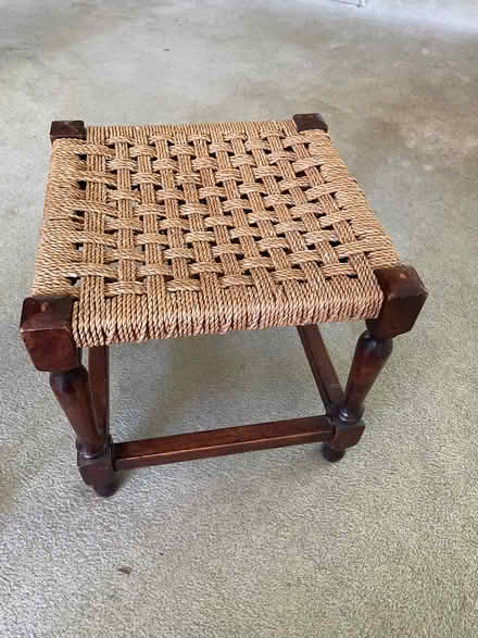 Photo of free Two footstools - antique. (Bosham PO18) #2