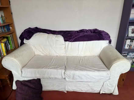 Photo of free White sofa (Sandylands LA3) #2