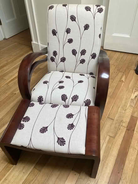 Photo of free Chair and footstool (Law DD3) #1