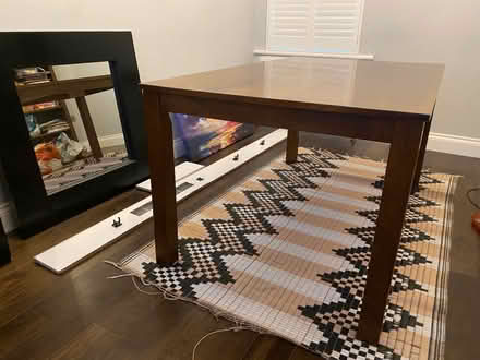 Photo of free Solid wooden table (Streatham Park SW16) #3
